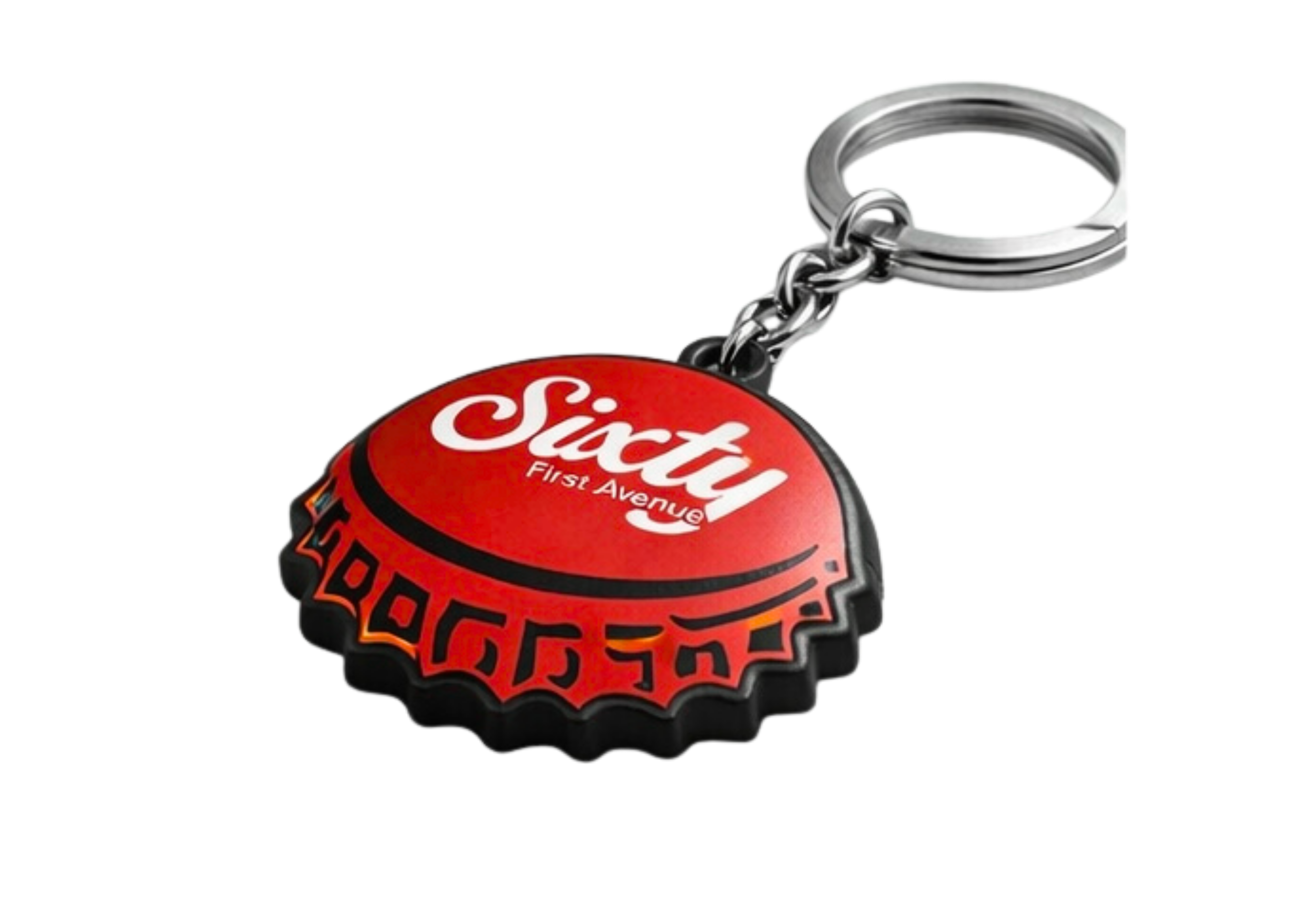 SIGNATURE BOTTLE CAP KEYCHAIN